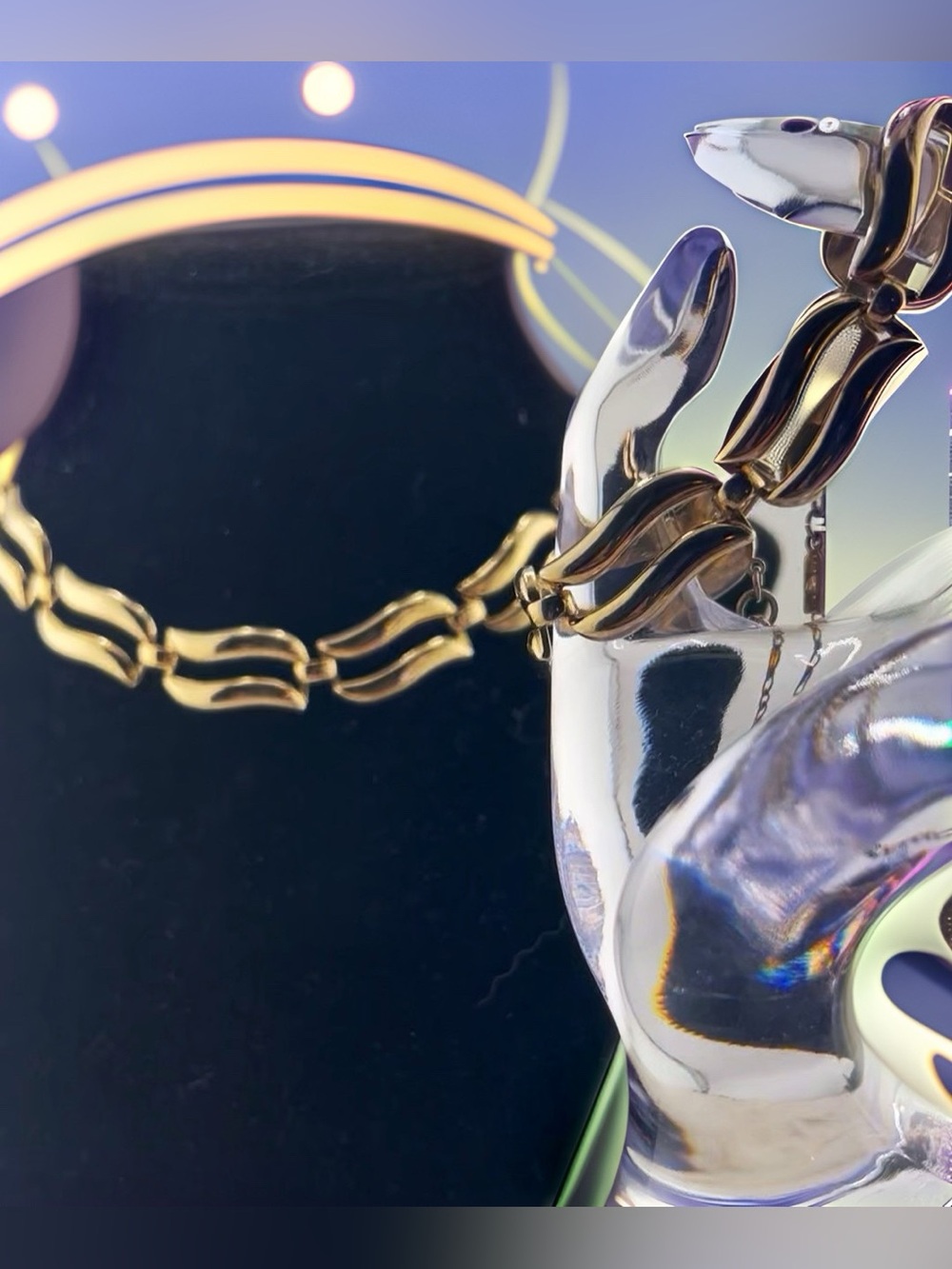 1950s Monet "Medley" Collection Choker & Bracelet